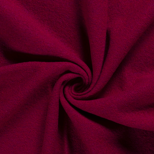 Boiled Wool Fabric in Raspberry Pink