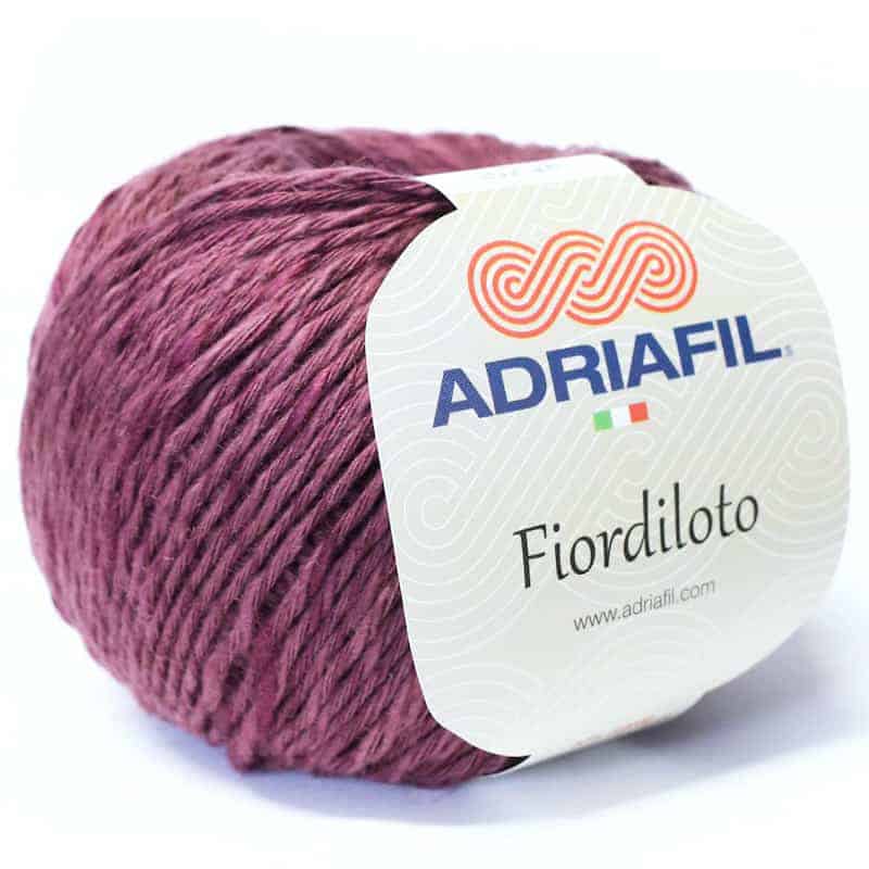 Yarn - Adriafil Fiordiloto 4ply / Dk in Bordeaux Colour 27