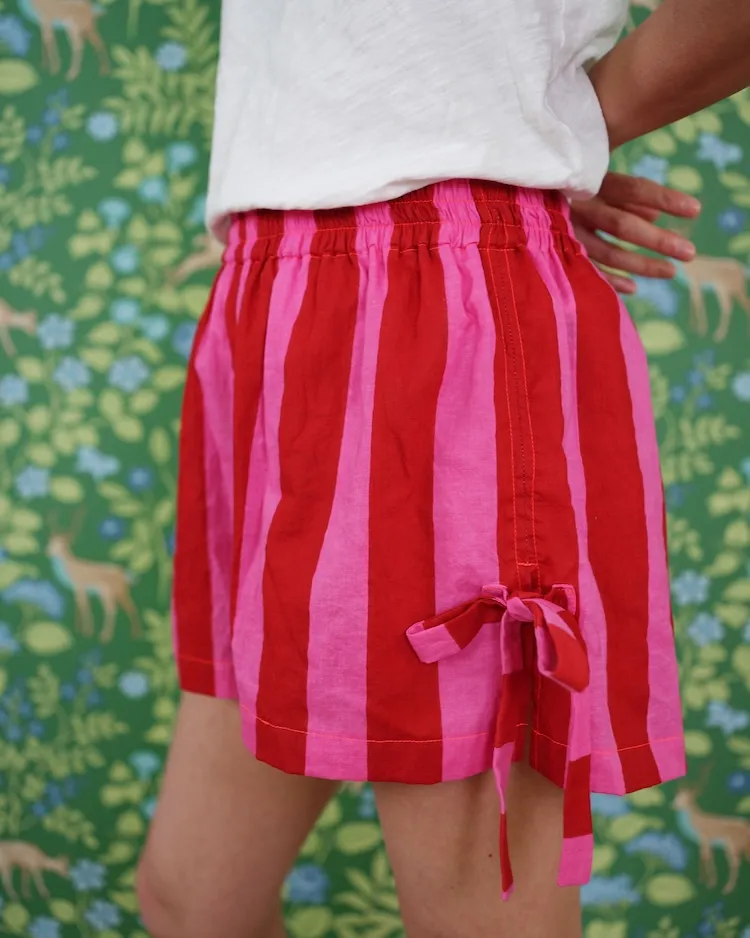 Matchy Matchy Sewing Club - Bow Boxer Shorts Sewing Pattern
