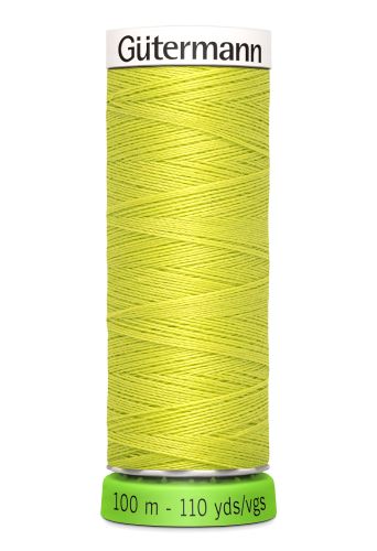 Gutermann Sew All Thread - Bright Green Recycled Polyester rPET Colour 334