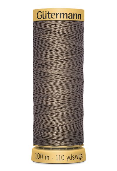 Gutermann Sew All Thread - Brown 100% Cotton Colour 1225