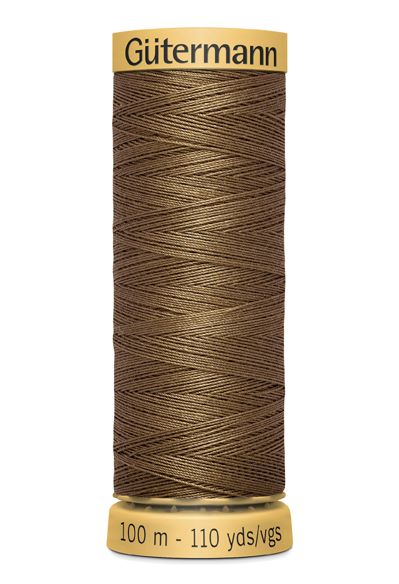 Gutermann Sew All Thread - Brown 100% Cotton Colour 1335