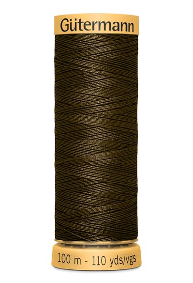 Gutermann Sew All Thread - Dark Brown 100% Cotton Colour 2960