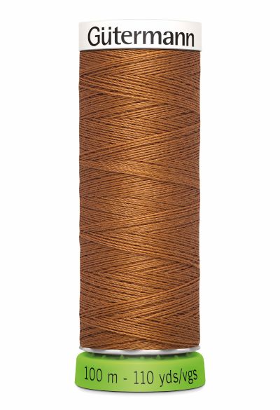 Gutermann Sew All Thread - Brown Recycled Polyester rPET Colour 448