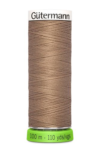 Gutermann Sew All Thread - Brown Recycled Polyester rPET Colour 139