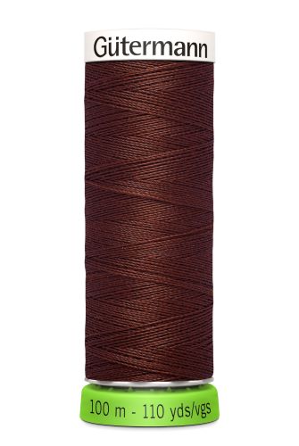 Gutermann Sew All Thread - Brown Recycled Polyester rPET Colour 230