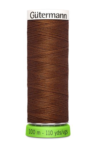 Gutermann Sew All Thread - Brown Recycled Polyester rPET Colour 650
