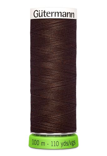 Gutermann Sew All Thread - Brown Recycled Polyester rPET Colour 694