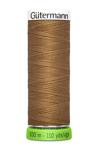 Gutermann Sew All Thread - Brown Recycled Polyester rPET Colour 887