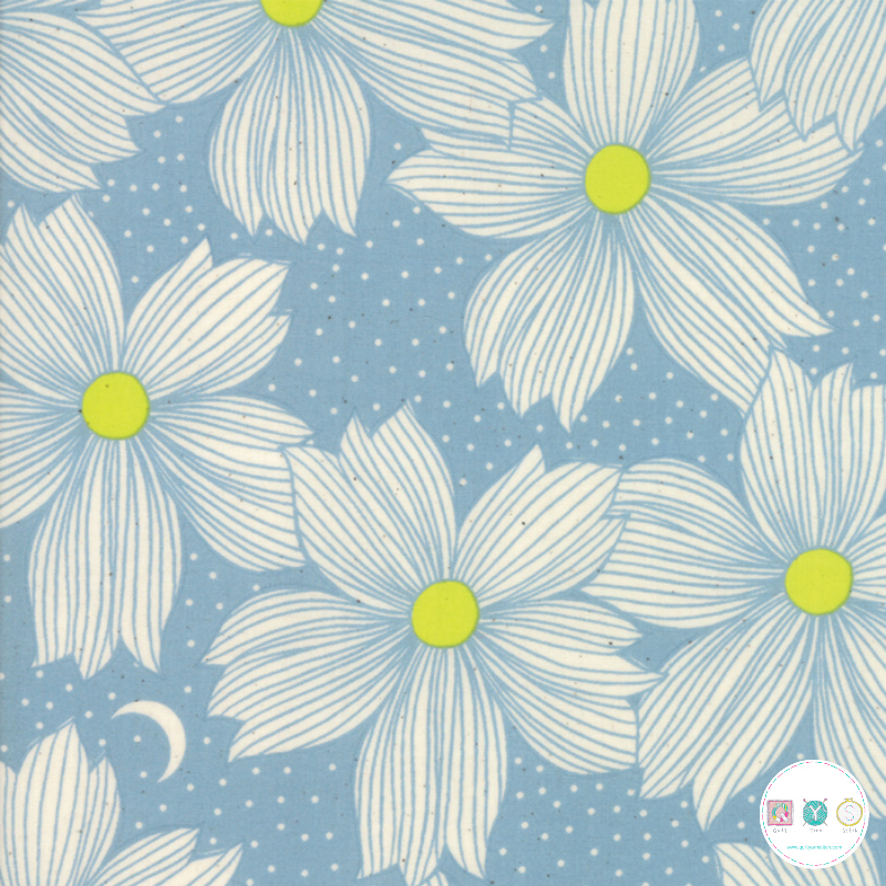 Quilting Fabric - Blue Floral from Crescent by Ruby Star Society for Moda Fabrics