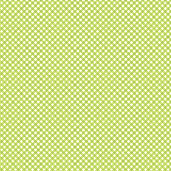 Quilting Fabric - Green Bias Gingham from Bundle Of Love by Deborah Edwards for Northcott 20993 71