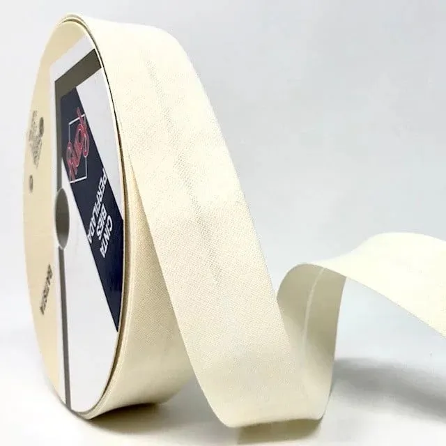 Bias Binding in Ecru Col 13 - 25mm Wide by Fany