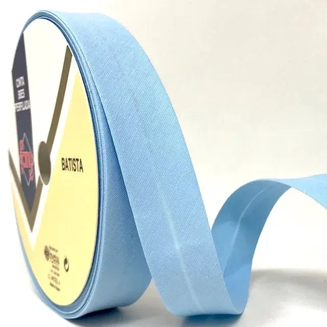 Bias Binding in Baby Blue Col 15 - 25mm Wide by Fany