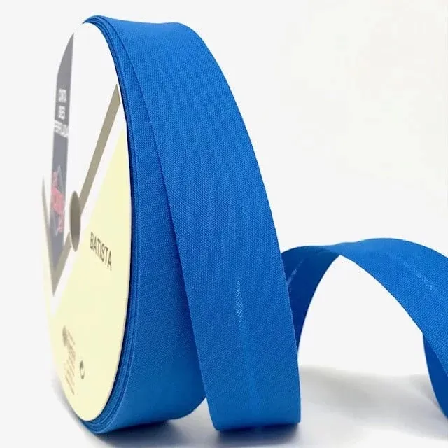 Bias Binding in Bright Blue Col 27- 25mm Wide by Fany