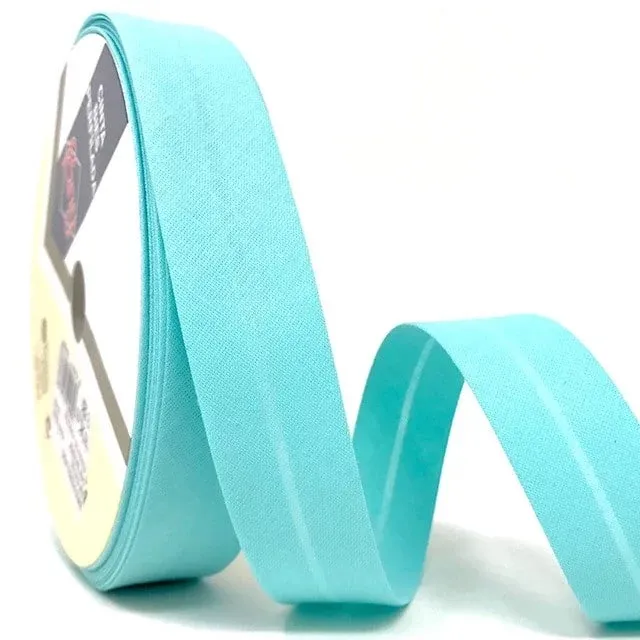 Bias Binding in Turquoise Col 324 - 25mm Wide by Fany