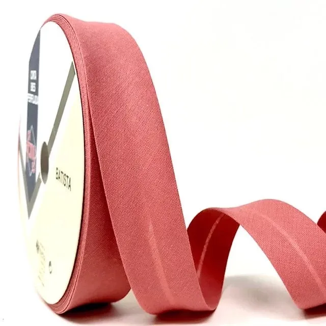 Bias Binding in Rose Col 83 - 25mm Wide by Fany