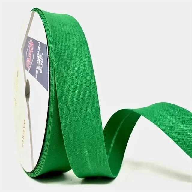 Bias Binding in Green Col 88 - 25mm Wide by Fany