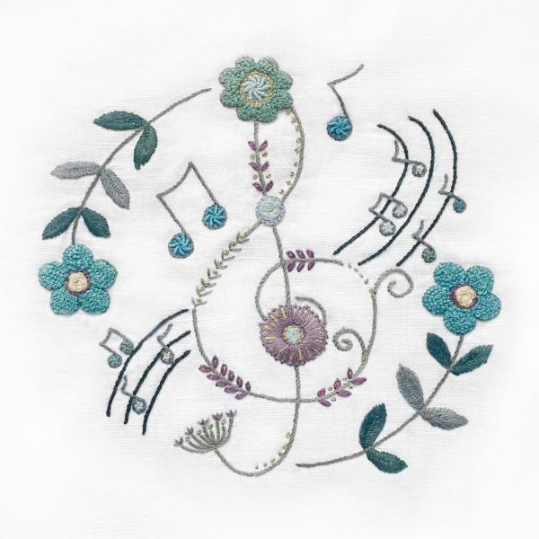 Embroidery Kit - En Musique by Un Chat Dans L'Aiguille