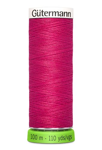 Gutermann Sew All Thread - Deep Cerise Recycled Polyester rPET Colour 382