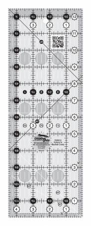 Patchwork & Quilting Ruler - 4.5" x 12.5" Rectangle by Rachel Cross for Creative Grids CGR412