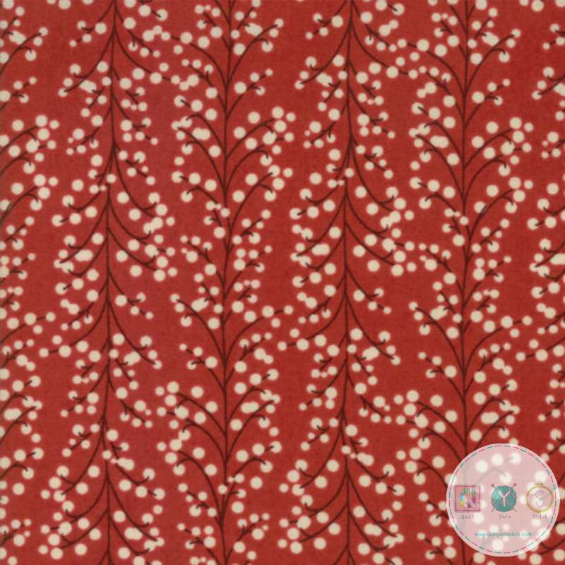 Winter Village - Christmas Berries and Trees Fabric - by BasicGrey for Moda - Patchwork & Quilting