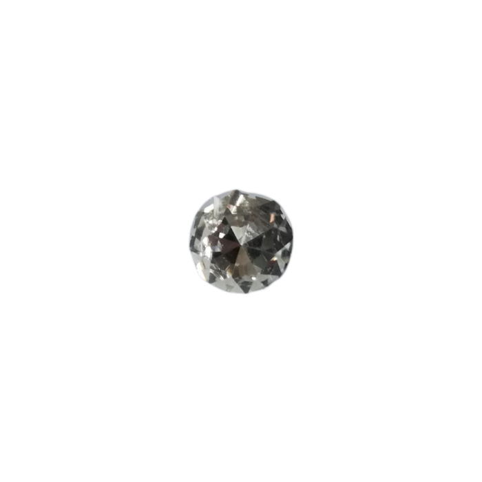Buttons - 9mm Shank with Clear Gem