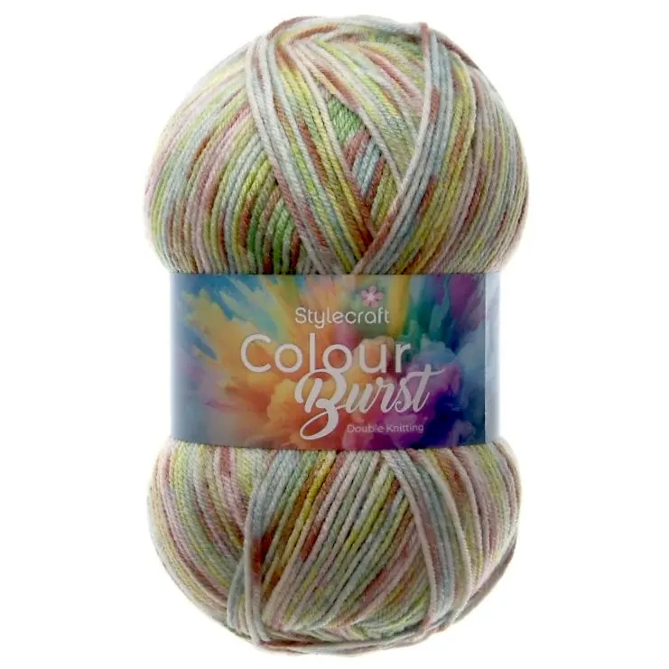 Yarn - Stylecraft Colour Burst DK in Pixels 5350