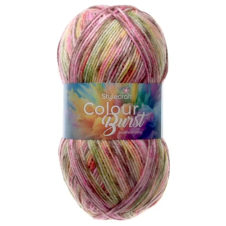 Yarn - Stylecraft Colour Burst DK in Festival 5351