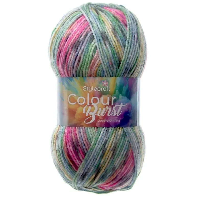 Yarn - Stylecraft Colour Burst DK in Fireworks 5353
