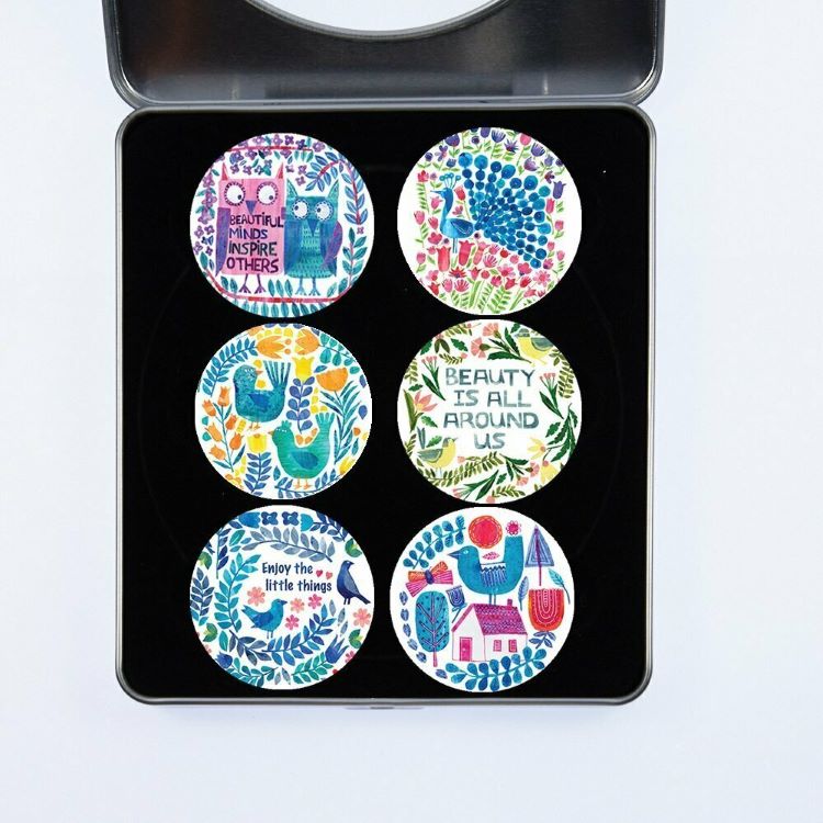 Gift Idea - Pattern Weights by Tracey English featuring Colourful Collage Designs