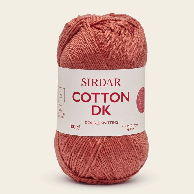Yarn - Sirdar Cotton DK in Coppertone 539