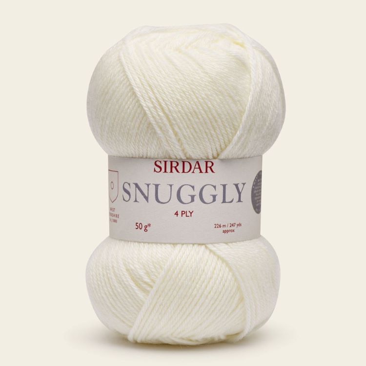 Yarn - Sirdar Snuggly 4 Ply in Cream 303