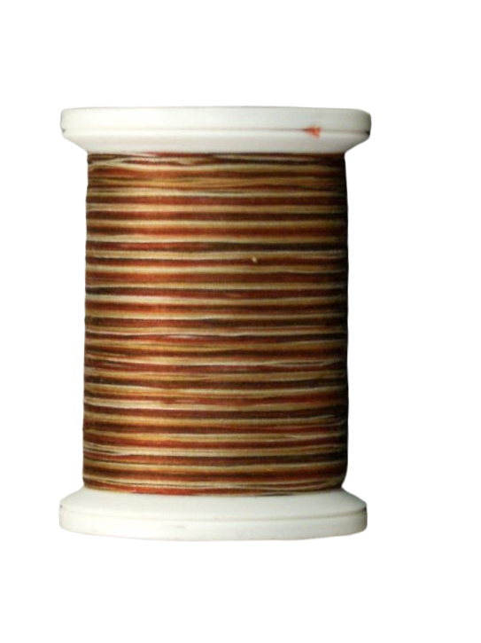 YLI Quilting Thread in Cream to Brown Variegated 02V