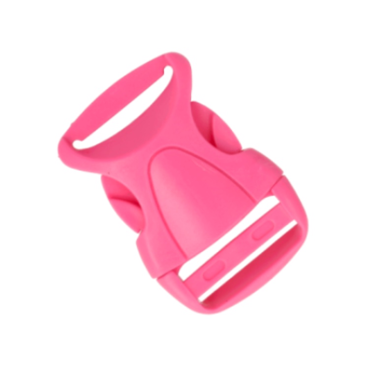 Bag Making - Side Release Clip Buckle 32mm in Cerise Pink Plastic 