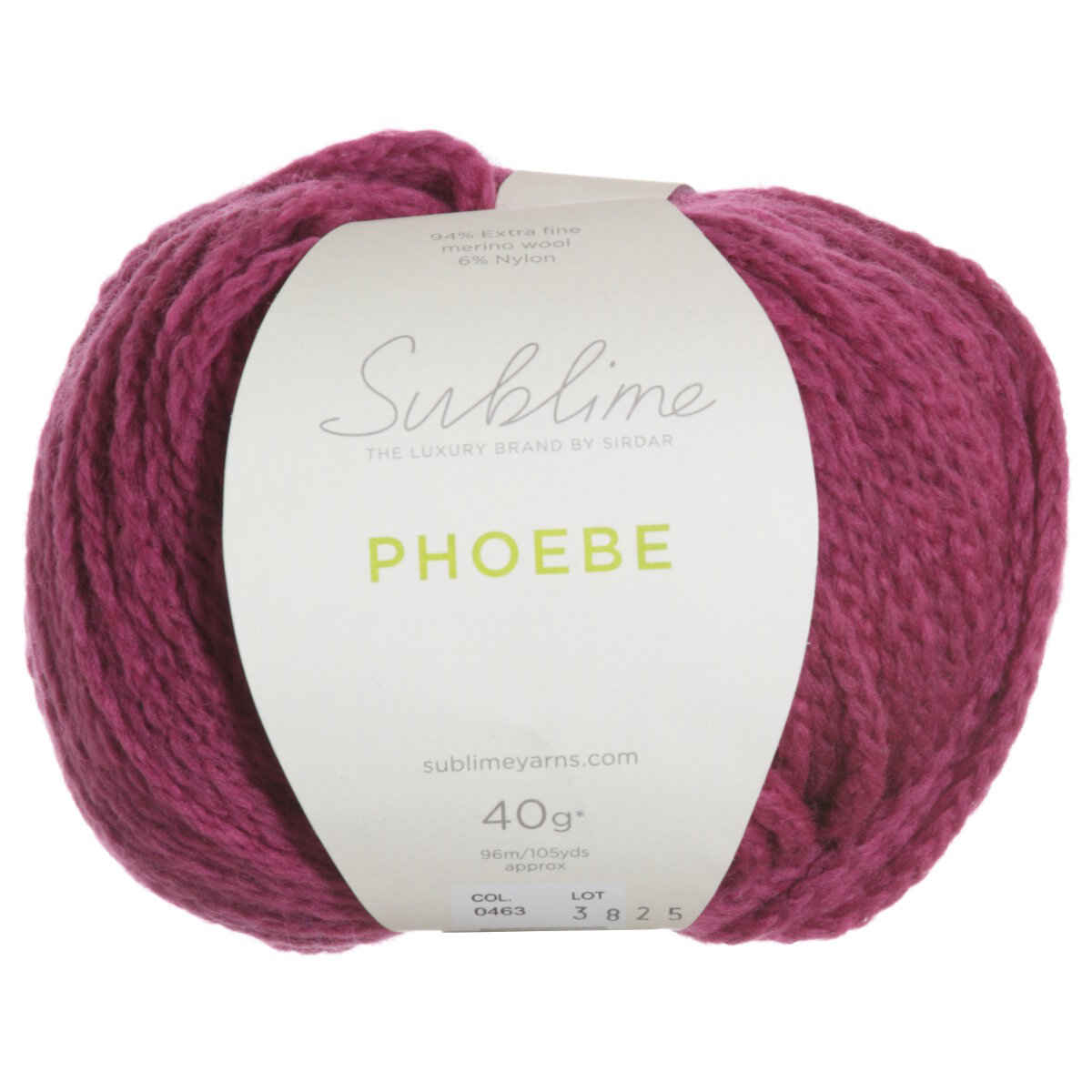 Yarn - Sirdar Sublime Phoebe Chunky in Damson 465