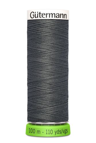 Gutermann Sew All Thread - Dark Grey Recycled Polyester rPET Colour 702