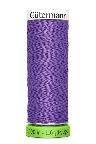 Gutermann Sew All Thread - Dark Lilac Recycled Polyester rPET Colour 391