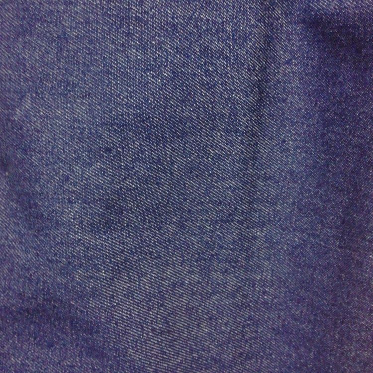 Denim Fabric - Non Stretch Classic Dark Blue Denim - Quilt Yarn Stitch