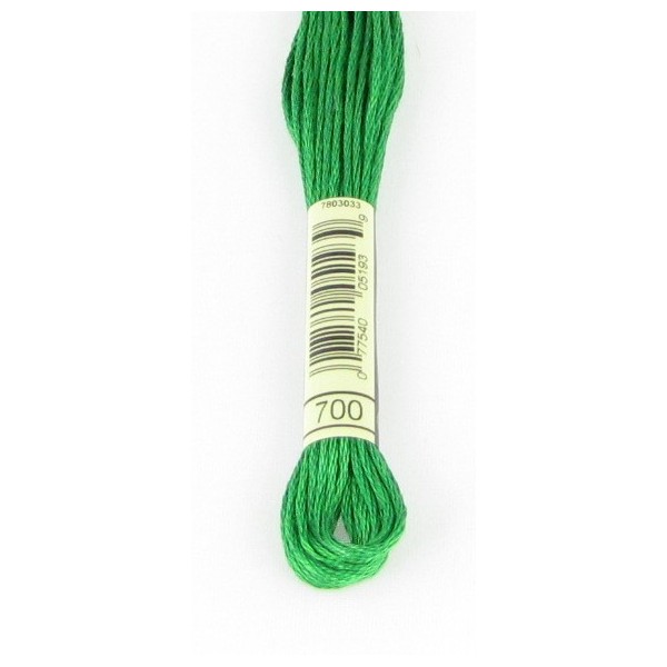 DMC Embroidery Thread - Green Colour 700