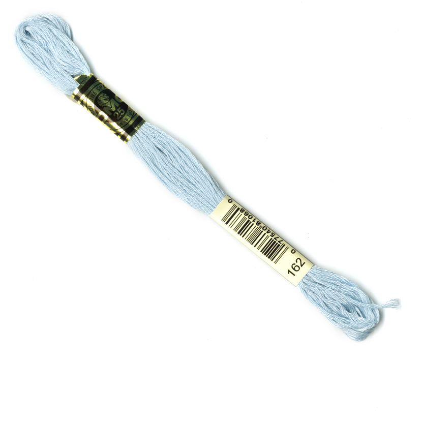 DMC Embroidery Thread - Light Blue Colour 162