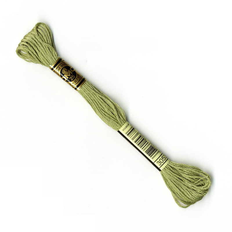 DMC Embroidery Thread - Green Embroidery Colour 3053