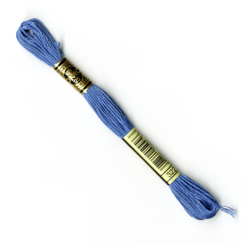 DMC Embroidery Thread - Blue Colour 322