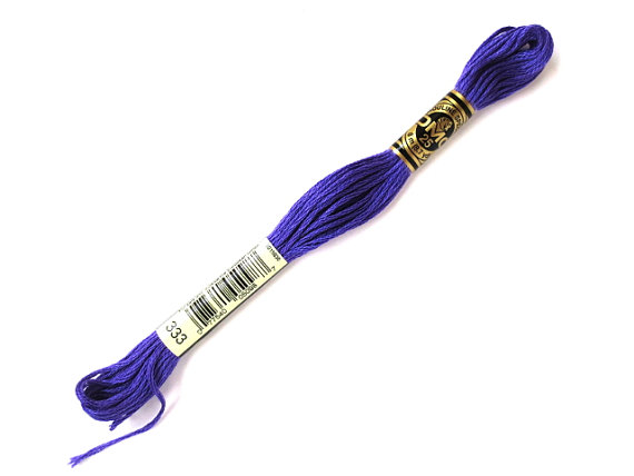 DMC Embroidery Thread - Dark Purple Colour 333
