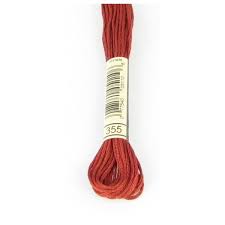 DMC Embroidery Thread - Brown Terracotta Colour 355