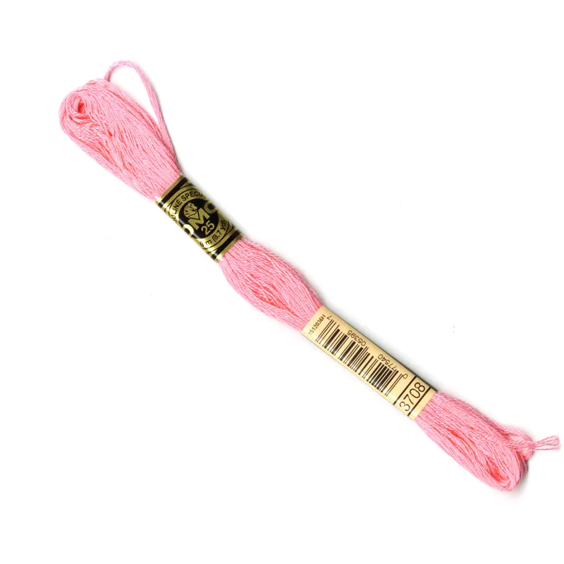 DMC Embroidery Thread - Mid Pink 3708 