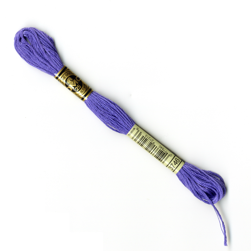 DMC Embroidery Thread - Voiolet Purple Colour 3746