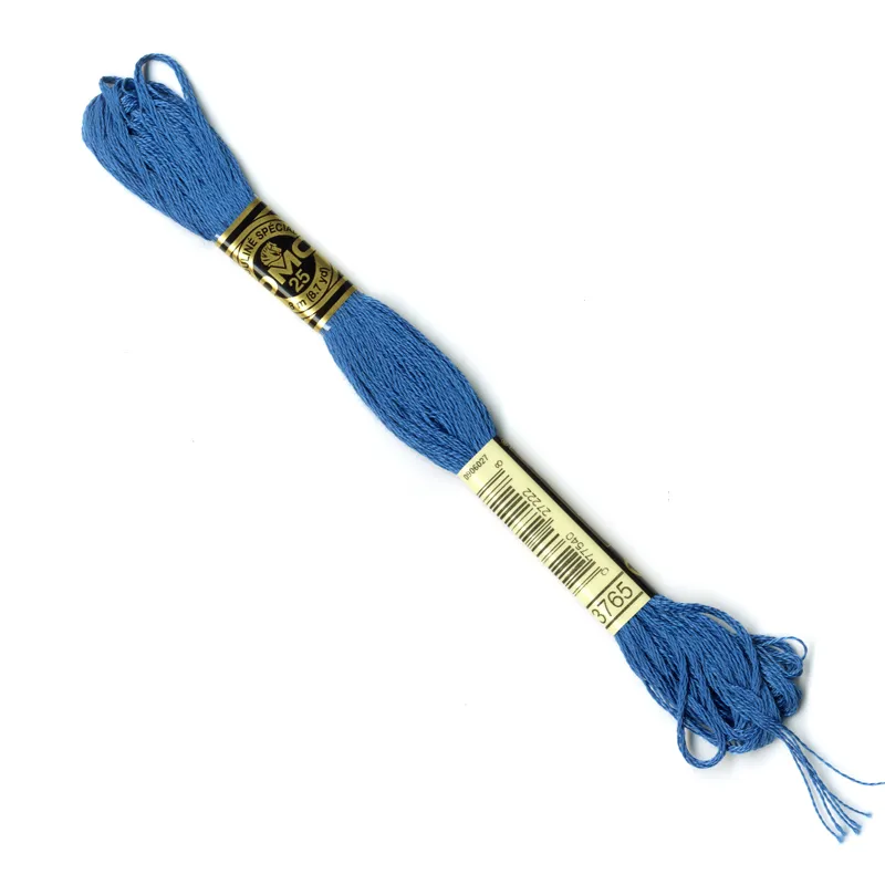 DMC Embroidery Thread - Dark Peacock Blue Colour 3765
