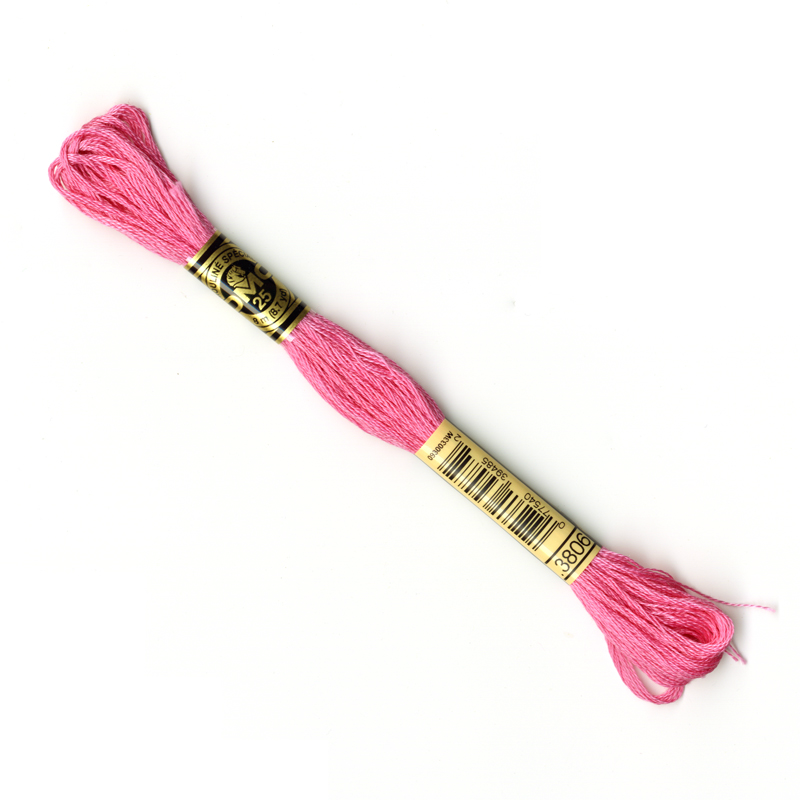 DMC Embroidery Thread - Pink Colour 3806