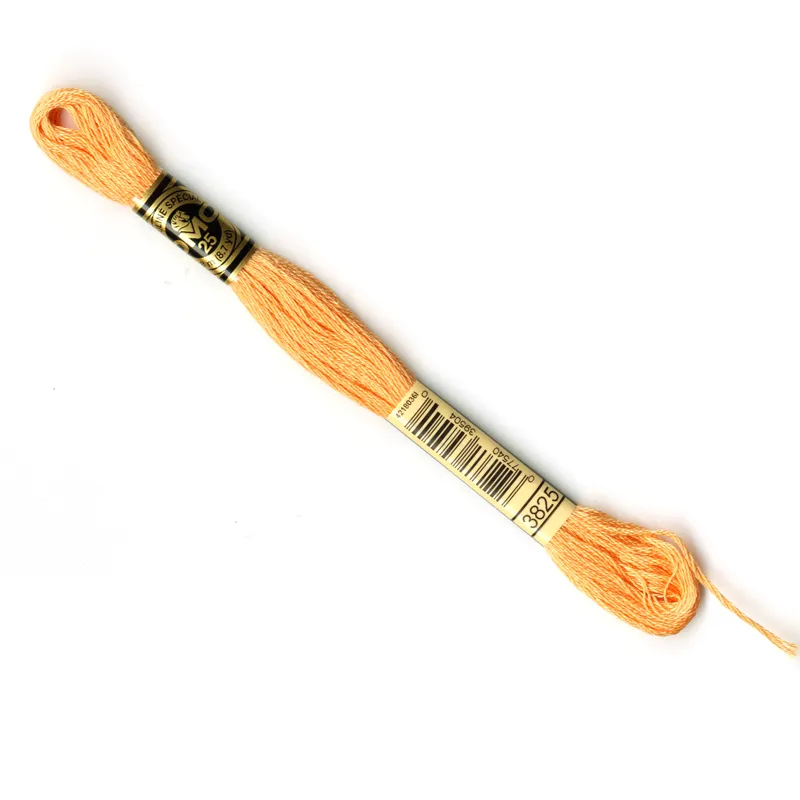 DMC Embroidery Thread Pale Orange Colour 3825