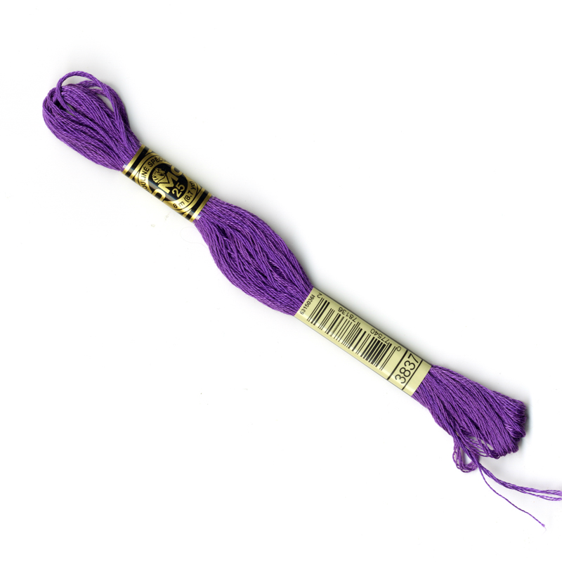 DMC Embroidery Thread -Purple Colour 3837